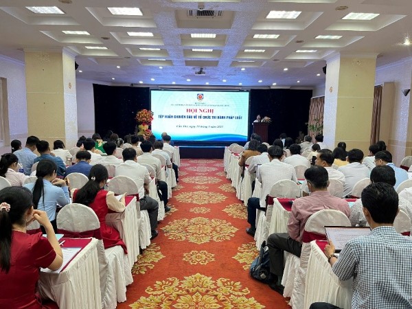 Hội nghị tập huấn chuyên sâu về tổ chức thi hành pháp luật